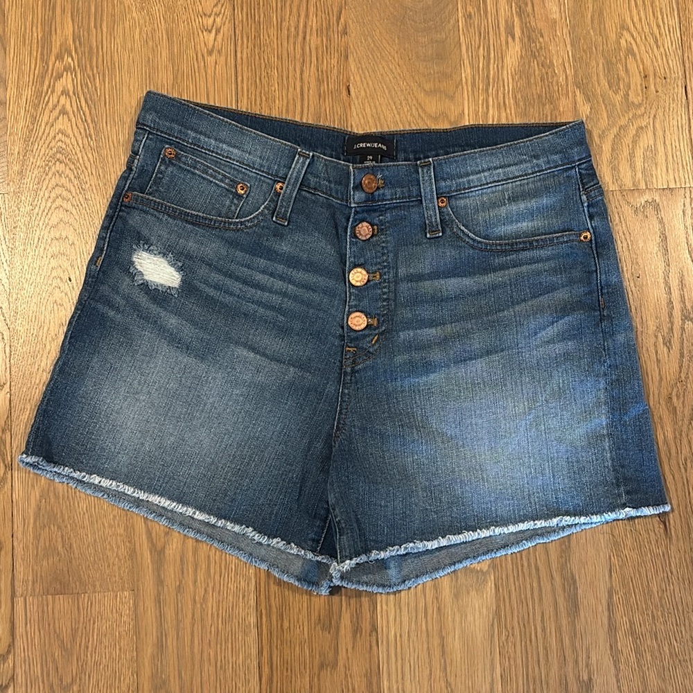 💎 J. Crew Jean Classic Button Fly Denim Shorts